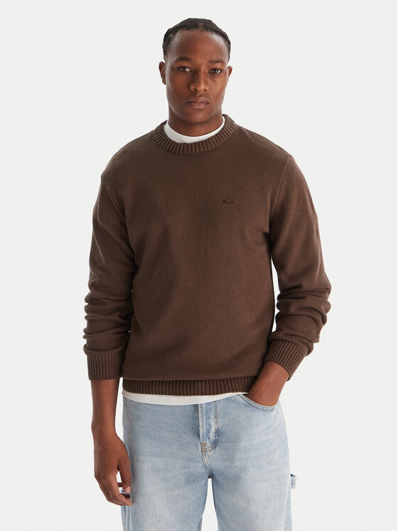 Quiksilver Sweter Salt Water EQYSW03326 Brązowy Regular Fit