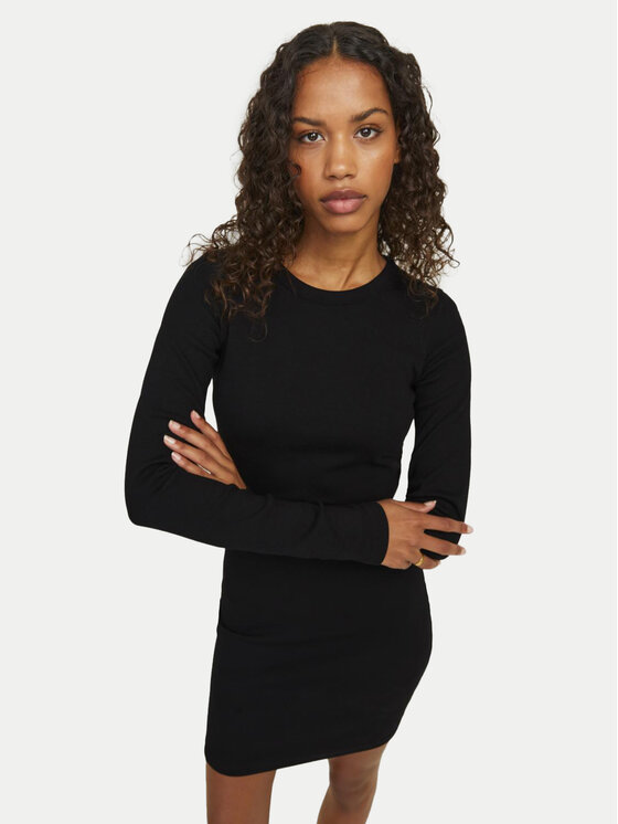 JJXX JJXX Kasdieninė suknelė Forest 12259264 Juoda Slim Fit