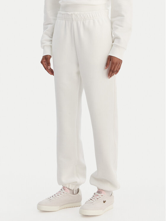 Lacoste Lacoste Pantaloni trening XF5244 Écru Regular Fit