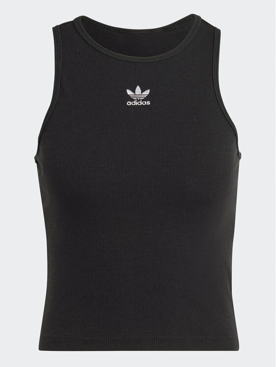 adidas adidas Marškinėliai adicolor Essentials IB9110 Juoda Slim Fit