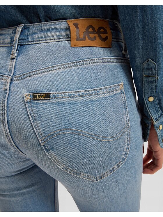 Lee Lee Jeansy Breese Boot Niebieski Bootcut Fit