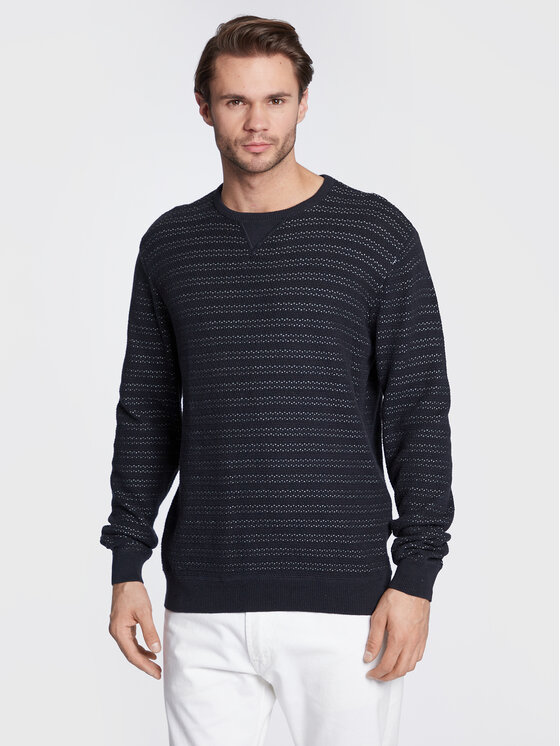 Blend Пуловер 20714350 Черен Regular Fit