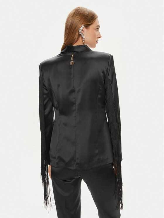 Fracomina Fracomina Sacou FQ24SJ2002W41101 Negru Regular Fit