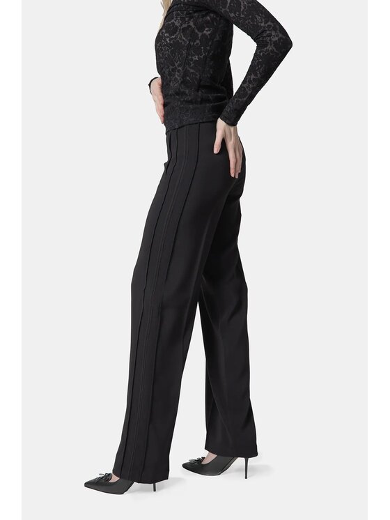PINKO PINKO Kalhoty z materiálu Rufa Pantalone Černá Regular Fit