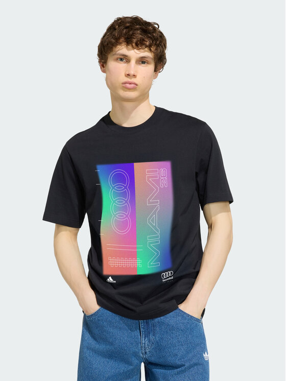 adidas adidas T-Shirt 164396 Czarny Regular Fit