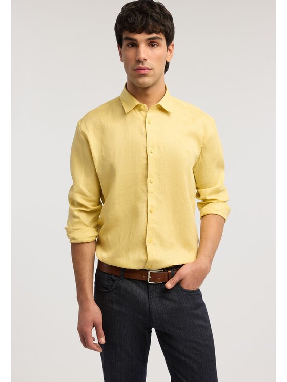 Trussardi Trussardi Koszula 5025N000032N028 Żółty Regular Fit