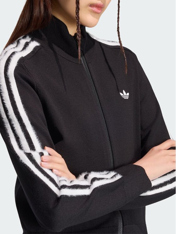 adidas adidas Kardigan Firebird KS7366 Crna Slim Fit