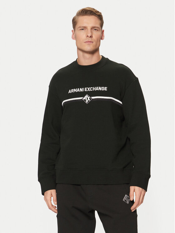 Męska Bluza Armani Exchange, Rozmiar M, Czarna, XM000226 AF12656 UB001