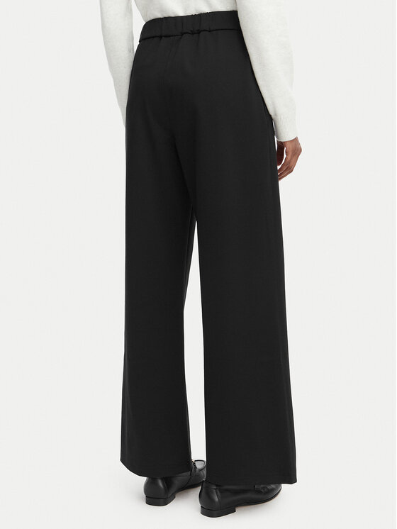 Calvin Klein Calvin Klein Kalhoty z materiálu LV044G210G Černá Wide Leg