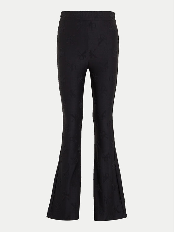 Calvin Klein Jeans Calvin Klein Jeans Leggings IG0IG02689 Crna Flare Fit