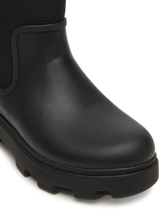 Tommy Hilfiger Tommy Hilfiger Gummistiefel Flag Long Warm Lining FW0FW08973 Schwarz