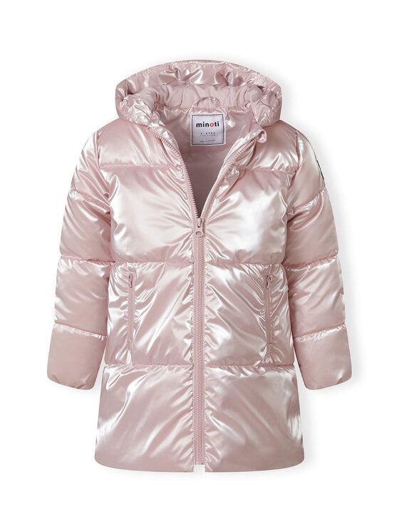 minoti minoti Kurtka zimowa 32COAT194 Różowy jasny Longline Fit