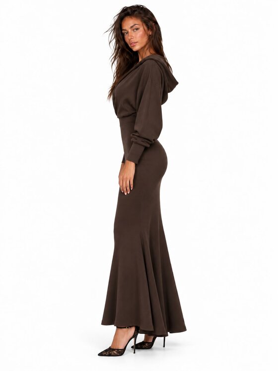 Agatha Studio Agatha Studio Sukienka codzienna A26ZS-SU-K07 Brązowy Slim Fit