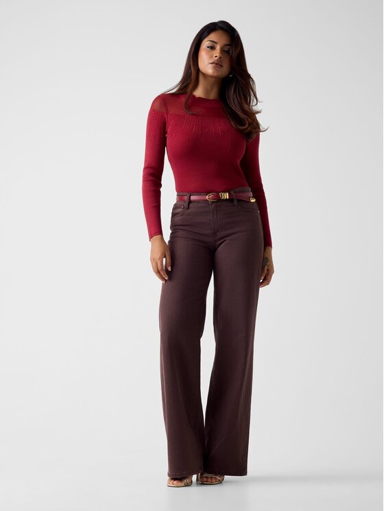 Guess Guess Svetr 180191 Červená Classic Fit