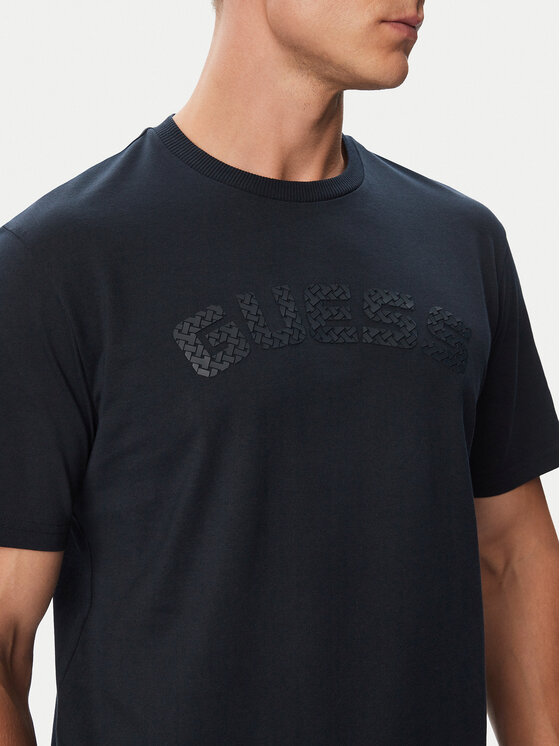 Guess Guess Marškinėliai Z6BI04 K6534 Tamsiai mėlyna Regular Fit