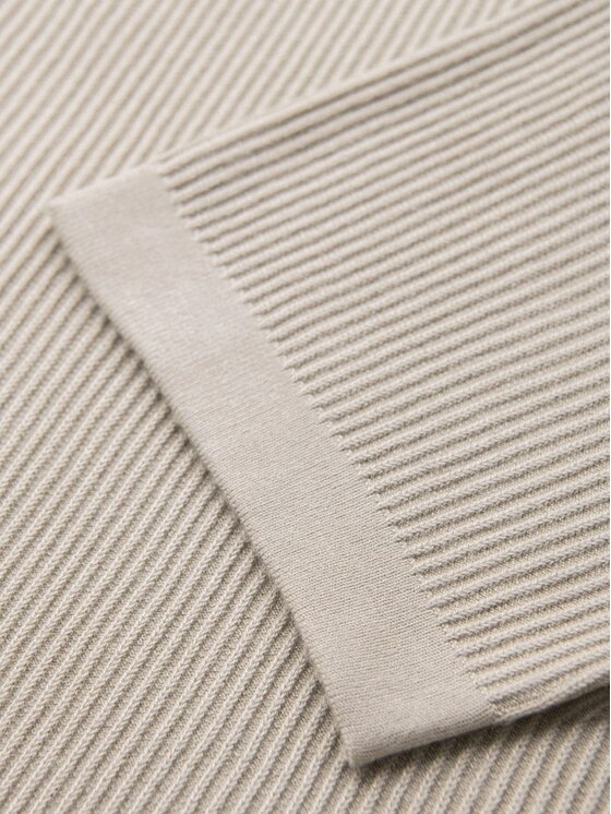 Ombre Ombre Polo OM-POSS-0160 Szary Regular Fit