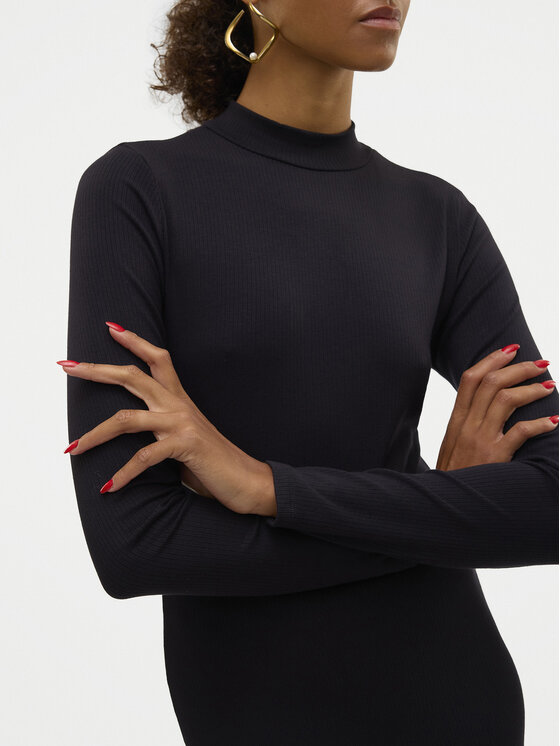 Vero Moda Vero Moda Vsakodnevna obleka Mary 10314441 Črna Slim Fit