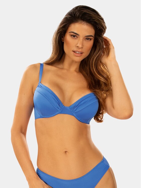 Góra od bikini, rozmiar 38E, Niebieski, FG21
