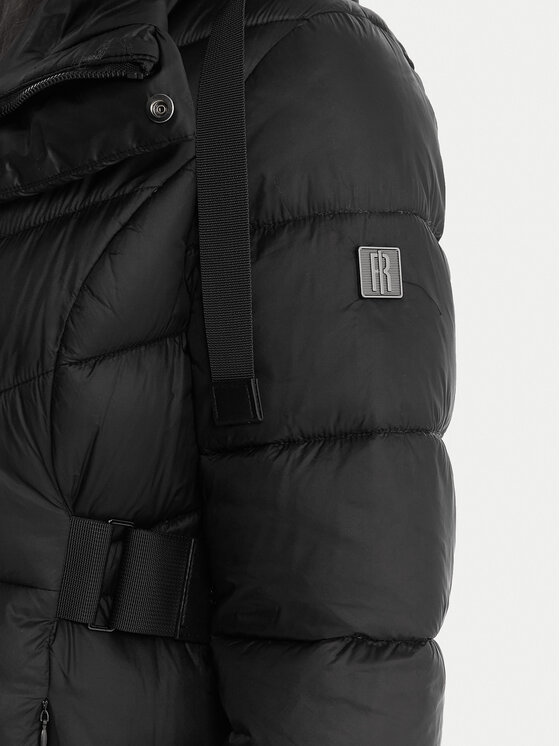 Fracomina Fracomina Ziemas mētelis FS25WC3001O42301 Melns Regular Fit