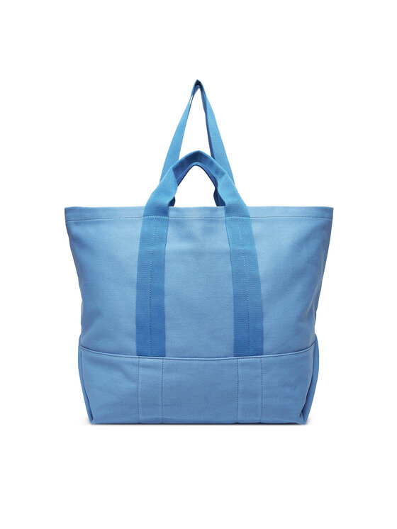 Tommy Jeans Tommy Jeans Torebka Tjw Tote Edition Canvas AW0AW17542 Niebieski