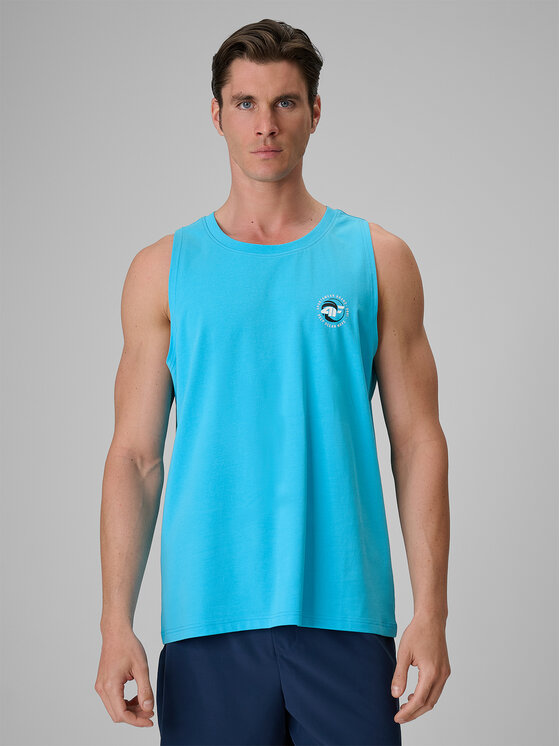 4F 4F Tank top SUMMER CODE Niebieski Regular Fit