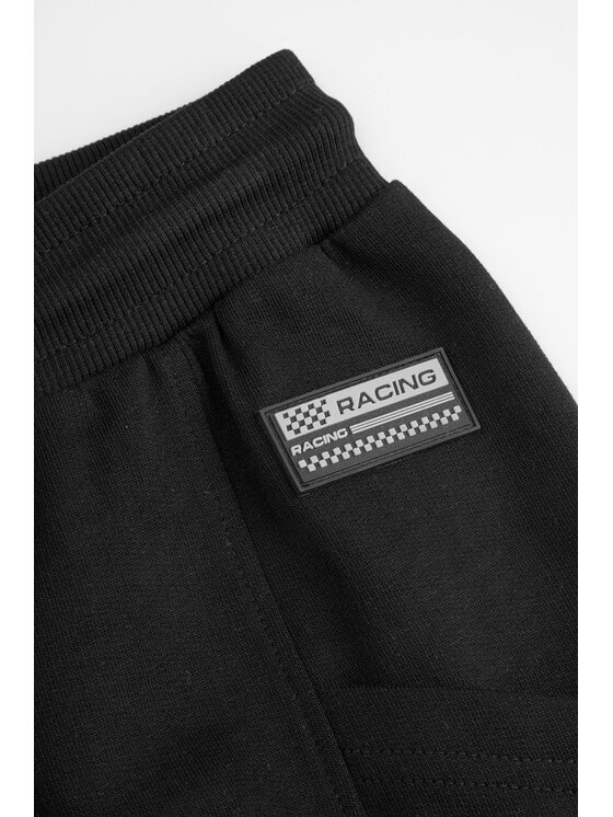 Coccodrillo Coccodrillo Szorty materiałowe WC6120503HBJ-021 Czarny Regular Fit
