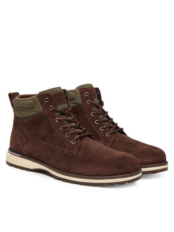Tommy Hilfiger Tommy Hilfiger Черевики Corporate W FM0FM05605 Коричневий
