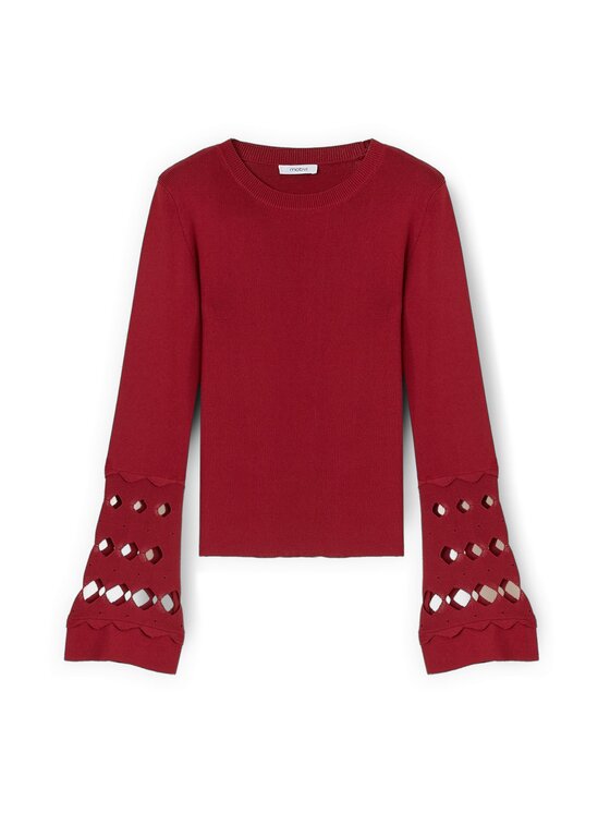 Motivi Motivi Cardigan M379W003463N036 Bordeaux Regular Fit