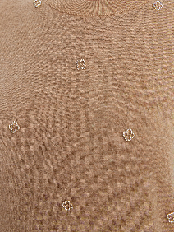 LOLA CASADEMUNT LOLA CASADEMUNT Kampsun MF2511012 Beež Regular Fit