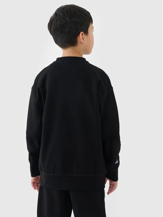 4F 4F Mikina 4FJRSS25TSWSM2040-20S Čierna Regular Fit