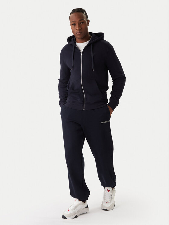 Guess Jeans Guess Jeans Pantaloni da tuta M6RB70 KCPR1 Blu scuro Regular Fit