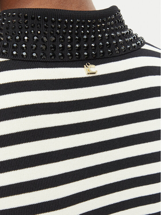 LOLA CASADEMUNT LOLA CASADEMUNT Bluzka LS2615114 Czarny Regular Fit