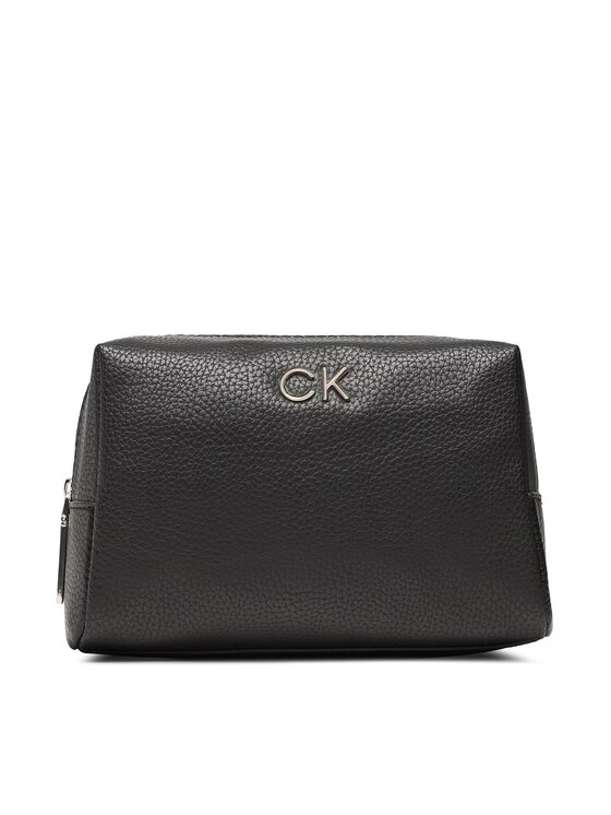 Geantă pentru cosmetice Calvin Klein Re-Lock Cosmetic Pouch Pbl K60K610271 Negru