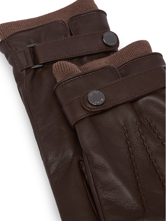BOSS BOSS Guanti Hyden-R 50570753 Marrone scuro