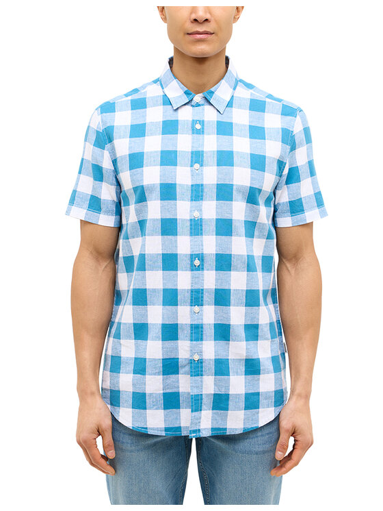 Mustang Mustang Camicia Style Berkeley Blu Regular Fit