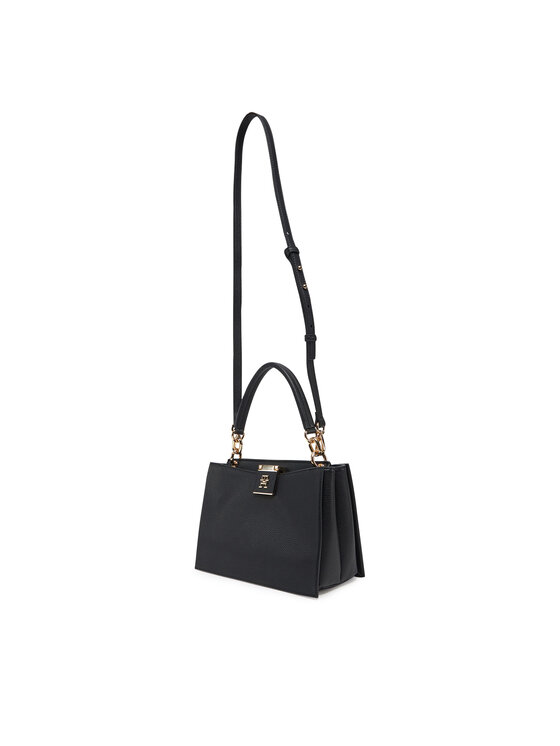 Tommy Hilfiger Tommy Hilfiger Torbica Th Her Mini Tote AW0AW17190 Crna