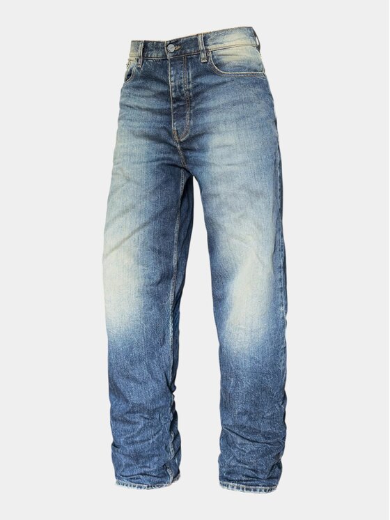 MADE BY SOCIETY MADE BY SOCIETY Spodnie materiałowe Jeans VECTOR SEAM - P27207 Niebieski Basic Fit