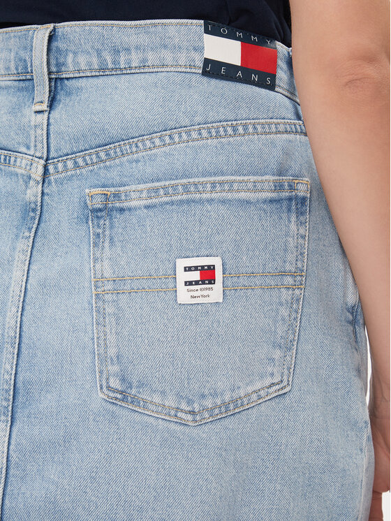 Tommy Jeans Tommy Jeans Farmer szoknya Izzie DW0DW17219 Kék Regular Fit