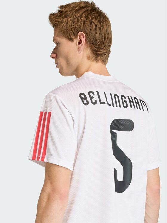 adidas adidas Koszulka techniczna Jude Bellingham Biały Regular Fit