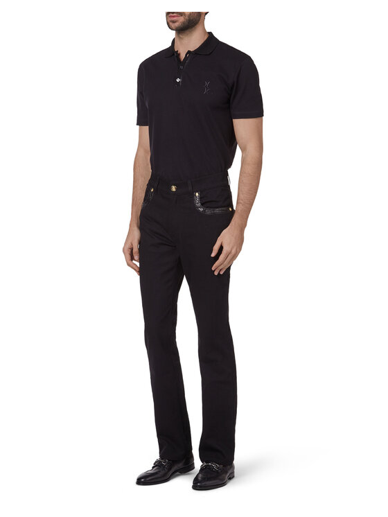 Billionaire Billionaire Jeansy 18123 Czarny Regular Fit
