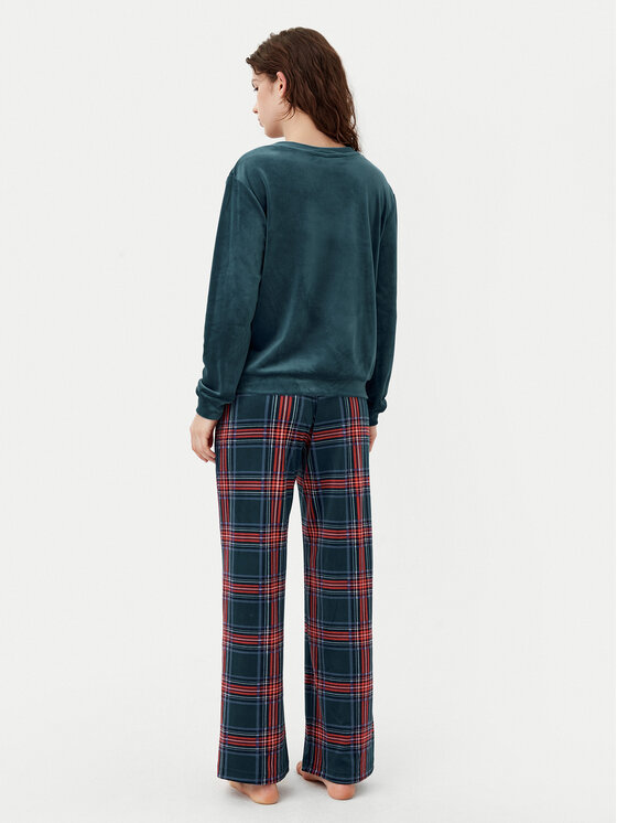 Hunkemöller Hunkemöller Pyjama 204214 Grün Regular Fit