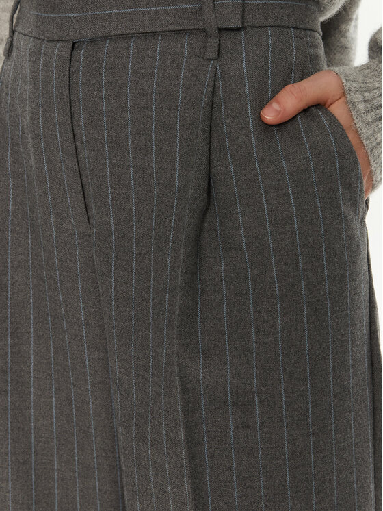 MAX&Co. MAX&Co. Spodnie materiałowe 2426136064200 Szary Regular Fit