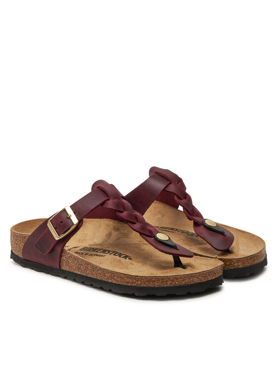Birkenstock Birkenstock Infradito Gizeh Braided 1027930 Bordeaux