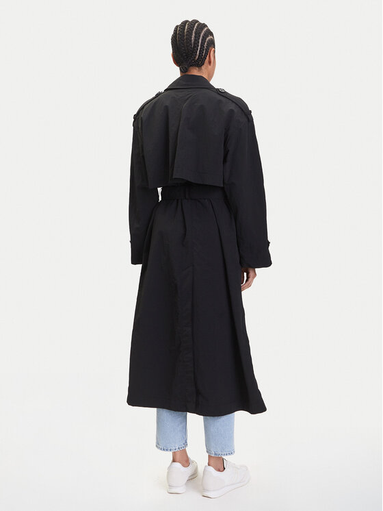 Tommy Hilfiger Tommy Hilfiger Viharkabát WW0WW45632 Fekete Oversize