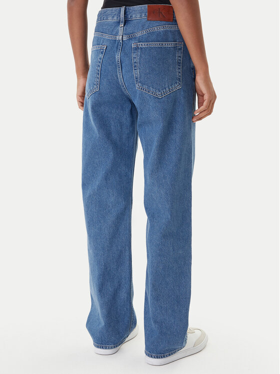 Calvin Klein Jeans Calvin Klein Jeans Jeansy LV047E609G Granatowy Straight Fit