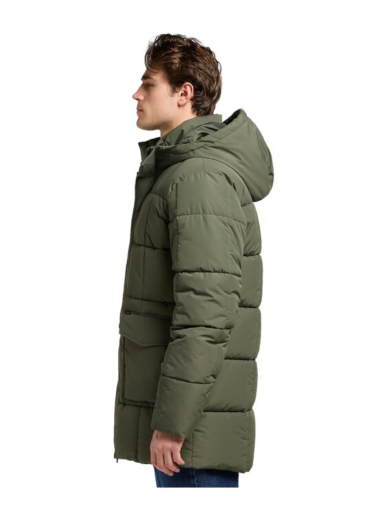 Lee Lee Kurtka puchowa 112371323 Zielony Regular Fit
