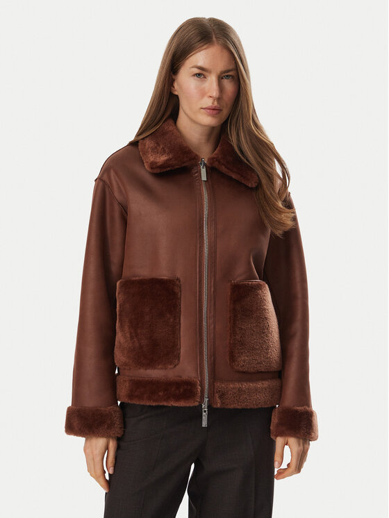 Marella Marella Kožešina 2623456045 Hnědá Regular Fit