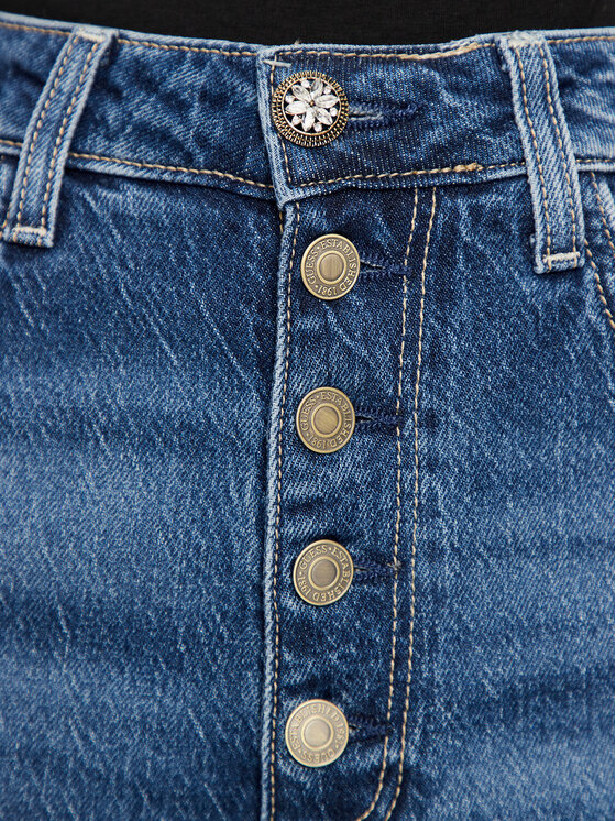 Guess Guess Τζιν W4YA0Q D5DD4 Σκούρο μπλε Carrot Fit