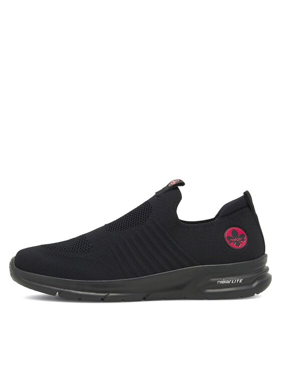 Rieker Rieker Sneakersy B7365-00 Czarny
