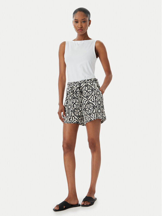 Vero Moda Vero Moda Medžiaginiai šortai Menny 10323630 Smėlio Regular Fit